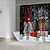 Grauer Hintergrund-Elfen-Badezimmer-Duschvorhang, süßer Weihnachts-Schneeflocken-Muster-Duschvorhang, Winter-Weihnachtsurlaub-Badezimmer-Vorhang, mit 12 Kunststoffhaken preiswerte Weihnachtsbad-Grauer Hintergrund-Elfen-Badezimmer-Duschvorhang, süßer Weihnachts-Schneeflocken-Muster-Duschvorhang, Winter-Weihnachtsurlaub-Badezimmer-Vorhang, mit 12 Kunststoffhaken