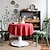 tanie Obrusy-bawełniany lniany okrągły obrus w stylu vintage kwiatowy, duszpasterski obrus zmywalny obrus na stół na zewnątrz, wystrój domu, piknik