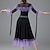 abordables Tenues de danse de salon-Danse de Salon Robe Fantaisie Femme Utilisation Usage quotidien Manches 3/4 Coton cristal