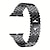 levne Řemínky na Apple Watch-Kompatibilní s Řemínek k hodinkám Apple Watch 38 mm 40 mm 41 mm 42 mm 44 mm 45 mm 49 mm Lesk Ženy muži Slitina Náhradní pásek na hodinky pro iwatch Ultra 2 Series 9 8 7 SE 6 5 4 3 2 1