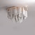 cheap Unique Chandeliers-Chandelier LED Crystal Ceiling Light 8 Head 80cm Tassel Design Crystal Unique Design Flush Mount Lights Stainless Steel LED Nordic Style Candle Style Chandeliers 110-240V