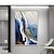 cheap Abstract Paintings-Handmade Oil Painting Canvas Wall Art Decoration Abstract Art Flowing Gold Foil for Home Decor Stretched Frame Hanging Painting