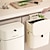 levne Kuchyňská úložiště-kuchyňský nástěnný odpadkový koš pro domácnost posuvný kryt závěsný velký odpadkový koš kancelářský stůl okraj obousměrně otevřené víko koš na papír 1ks