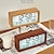 economico Radiosveglie e Orologi-orologio creativo in legno orologio digitale per temperatura e umidità luce notturna orologio da testata lcd sveglia in legno a grande schermo con funzione snooze