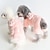 abordables Pijama-Perros Gatos Chaleco Moda Estilo lindo Invierno Suave Lavable Cómodo Exterior Casual Diario Ropa para perros for Bichón Frisé Caniche Pomerania Animal doméstico del bebé Mariposa