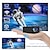 cheap Projectors-YT100 Mini Projector Wireless WIFI Display Screen Mirror with iOS and Android Smartphones Support USB Input Pocket Projector for Classic Movie Kids Animation