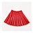 זול מכנסיים וחצאיות-ילדים בנות חצאית צבע אחיד פעיל בית הספר 7-13 שנים אביב כסף אבטיח אדום שחור