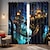 cheap Curtains &amp; Drapes-Blackout Curtains, Curtains for Bedroom Living Room Thermal Insulated Curtains, Window Treatments Patterned Drapes Panels