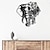 baratos decoração de parede de metal-1pc arte de parede de metal elefante decoração ao ar livre escultura de parede à prova de ferrugem ideal para jardim, casa, casa de fazenda, pátio e quarto
