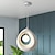 preiswerte Pendelleuchte-LED-Pendelleuchten, einzigartiger Farbverlauf, Polystyrol, Mini, 32 cm, Pendelleuchte für Kücheninsel, Lichter, Schlafzimmer, 1 Packung, 110–240 V