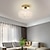 billige Taklamper-taklampe i glass semi innfelt taklampe for soverom stue gang kjøkken, moderne trommelampe nær tak 110-240v