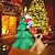 abordables lumières de Noël en plein air-1 pc 0.6 W Gonflable de Noël Gonflable Blanc Chaud 12 V 12 Perles LED Noël