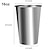 cheap Barware-5pcs/Pack 16oz Stainless Steel Pint Cups Shatterproof Cup Tumblers Unbreakable Metal Drinking Glasses For Bar, Home, Restaurant