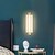 voordelige LED-wandlampen-binnenwandlamp 38cm acryl metaal moderne led-achtergrondwandlamp woonkamer slaapkamer zwart goud nachtkastje binnenwandlamp ligting blaker 110-240v