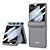 baratos Capa Samsung-telefone Capinha Para Samsung Galaxy Z Flip 7 Z Virar 6 Z Flip 5 Capa traseira e protetor de tela Magnética Ultra Fino PC