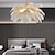 preiswerte Kronleuchter-LED-Pendelleuchte, Kronleuchter, wunderschöne extra große weiße Straußenfeder-Bouquet-Pendelleuchte, romantische Hängeleuchte für Restaurant-Schlafzimmer