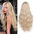 Недорогие Парик из искусственных волос без шапочки-основы-Длинный парик платиновой блондинки, 28 дюймов, натуральный волнистый парик блондинки, средняя часть парика блондинки, синтетические волосы, светлые парики для женщин