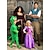 ieftine Costume &amp; Tematică din Filme-Rapunzel Prinţ Flynn Rider Eugene Fitzherbert Ținute Bărbați Film Cosplay Trifoi Halloween Carnaval Cămașă Pantaloni Sac