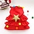 cheap Christmas gifts for pets-Christmas Pet Clothes christmas tree dog clothes Two Color Cloak Autumn/Winter Cloak Transformation Dress Holiday Supplies