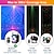 billige Scenelys med-60 farger festlys dj disco lys lydaktivert utendørs innendørs LED laser 2 i 1 strobe lys med fjernkontroll for fester bursdag jul ferie rom dekor bryllup karaoke