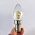 economico Lampadine LED a candela-2 W Luci LED a candela 260 lm E14 C35 24 Perline LED SMD 2835 Bianco caldo Bianco 85-265 V