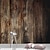 Недорогие Геометрические и полосы обои-крутые обои 3d древесно-коричневые обои настенная роспись наклейка на стену отшелушивает и приклеивает съемный материал из ПВХ/винила самоклеящийся/клей требуется декор стен для гостиной, кухни,