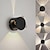 cheap Outdoor Wall Lights-Waterproof LED Wall Sconce Up Down Wall Lights Fixture Outdoor Indoor Adjustable Light Beam Rotatable Lampshade 10W Modern Round Wall Lamp for Porch Living Room Decor AC85-265V