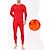 cheap Men&#039;s Pajamas-Men&#039;s Thermal Underwear Sleepwear Thermal Set 2 Pieces Plain Warm Fashion Casual Home Daily Bed Polyester Fleece Comfort Warm Soft Crew Neck Long Sleeve T shirt Tee Pant Fall Winter Black Red