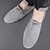 cheap Men&#039;s Handmade Shoes-Men&#039;s Loafers &amp; Slip-Ons Retro Handmade Shoes Walking Casual Daily Leather Comfortable Booties / Ankle Boots Loafer Khaki Gray Spring Fall