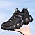 abordables Zapatillas de hombre-Hombre Mujer Zapatillas de deporte Zapatos con punta de acero Zapatillas de trabajo Zapatos de Seguridad Clásico Exterior Oficina y carrera Flying Weaving Transpirable Cómodo Cordones Negro Primavera