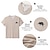 preiswerte Henley-T-Shirt für Herren-Herren Waffel-T-Shirt V Ausschnitt Bekleidung 3D-Druck Outdoor Täglich Kurzarm Modisch Designer Basic
