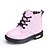 cheap Kids&#039; Boots-Girls&#039; Boots Daily Bootie School Shoes Patent Leather Portable Breathability Non-slipping Princess Shoes Big Kids(7years +) Little Kids(4-7ys) Daily Theme Party Walking Strappy Black Yellow Pink