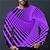 billiga 3D-tröjor för män-Grafisk Geometrisk Herr Mode 3D-tryck Pullover-tröja Helgdag Semester Utekväll Tröjor Gul Rubinrött Långärmad Rund hals Mönster Vår &amp; Höst Designer Hoodie Sweatshirt