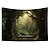 levne krajinářský gobelín-pohled z okna les závěsný gobelín nástěnné umění velký gobelín nástěnná malba výzdoba fotografie pozadí přikrývka opona domácí ložnice dekorace obývacího pokoje