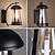 abordables luces de pared al aire libre-Aplique de pared impermeable, lámpara de pared antigua resistente a la intemperie, lámpara de pared LED para exteriores con pantalla de vidrio, aplique de pared de metal con casquillo e27 110-240v