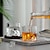 preiswerte Kaffee und Tee-Japanische Gletscherbecherhalterung Fuji Snow Mountain Glasbecher transparente einfache Milch Whisky Trinkgeschirr Zubehör Gläser Set