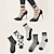 Χαμηλού Κόστους κάλτσες9-5 ζευγάρια γυναικείες κάλτσες πληρώματος δουλεύουν καθημερινά γιορτές πολυεστερικές επαγγελματικές σέξι lolita casual / καθημερινές κάλτσες
