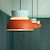 tanie Światła wysp-Nordycka nowoczesna lampa wisząca kreatywna macaron kolor stodoły projekt z połowy wieku wisząca oprawa oświetleniowa z aluminiowym kloszem żyrandol w stylu vintage industrialny sypialnia kolorowe