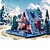 levne Stavební hračky-festival série stavební bloky festival strom music box sněhulák stolní dekorace svátek dárek montáž