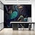 cheap Animal Wallpaper-Cool Wallpapers Nature Wallpaper Wall Mural Green Peacock Wall Covering Sticker Peel Stick Removable PVC/Vinyl Material Self Adhesive/Adhesive Required Wall Decor for Living Room Kitchen Bathroom