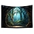 cheap Landscape Tapestry-Window View Forest Hanging Tapestry Wall Art Large Tapestry Mural Decor Photograph Backdrop Blanket Curtain Home Bedroom Living Room Decoration