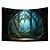 cheap Landscape Tapestry-Window View Forest Hanging Tapestry Wall Art Large Tapestry Mural Decor Photograph Backdrop Blanket Curtain Home Bedroom Living Room Decoration