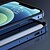 halpa iPhone-kotelot-puhelin Etui Käyttötarkoitus iPhone 15 Pro Max Plus iPhone 14 13 12 Pro Max Plus Puskurikuori Ultraohut Iskunkestävä Yhtenäinen väri Alumiiniseos