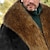 Χαμηλού Κόστους Ανδρικά Μπουφάν &amp; Παλτό-Ανδρικά Χειμερινό παλτό Χειμωνιάτικα μπουφάν Παλτό Faux Fur ΕΞΩΤΕΡΙΚΟΥ ΧΩΡΟΥ Καθημερινά Ρούχα Ζεστό Φθινόπωρο Χειμώνας Συνδυασμός Χρωμάτων Μοντέρνα Κομψό στυλ street Πέτο Κανονικό Μαύρο Σακάκια