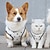 voordelige Hondenkleding-dun huisdiervest anti-haar hondenkleding grote hond teddy kat kirky vechtkleding