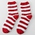 economico Costumi di Natale-calzini natalizi calzini invernali pelosi calzini soffici e caldi calzini natalizi pelosi per regali da donna