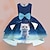 cheap Girl&#039;s 3D Dresses-Girls&#039; 3D Cat Party Dress Sleeveless 3D Color Gradient Print Summer Spring Fall Party Special Occasion Birthday Elegant Princess Beautiful Kids 3-12 Years Party Dress Swing Dress A Line Dress Above