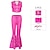 cheap Movie &amp; TV Theme Costumes-Pink West Cowgirl Outfit Doll Pants Vest Scarf Women&#039;s Movie Cosplay Y2K Halloween Carnival Masquerade