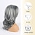 cheap Synthetic Trendy Wigs-Long Layered Grey Wigs for Women Silver Wavy Wig Natural Looking Hair Replacement Wigs Synthetic Heat Resistant Hair Wig for Daily Party Use Christmas Party Wigs