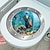 olcso Fürdőszobai kütyük-1db 3d teknős vécé matrica, tenger alatti hamis tengeralattjáró ablakminta, öntapadó WC-fedél matricák